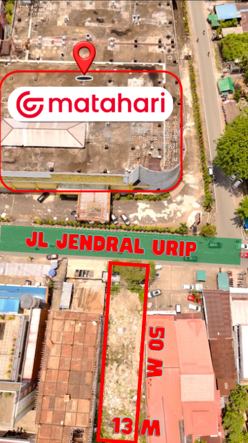 Tanah di Jl Jendral Urip
